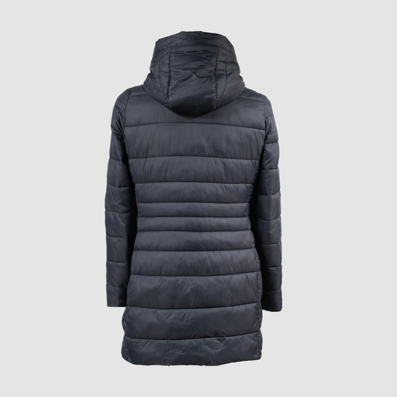 SAVE THE DUCK Faux Shearling/Teddy-Lined Medium Length Quilted Coat - Picture 4 of 16